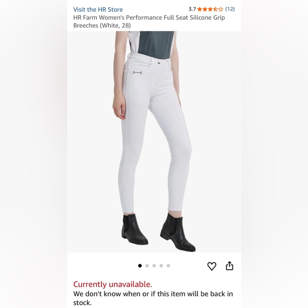 Women’s HR Farm Performance Riding Pants - Picture 9 of 11